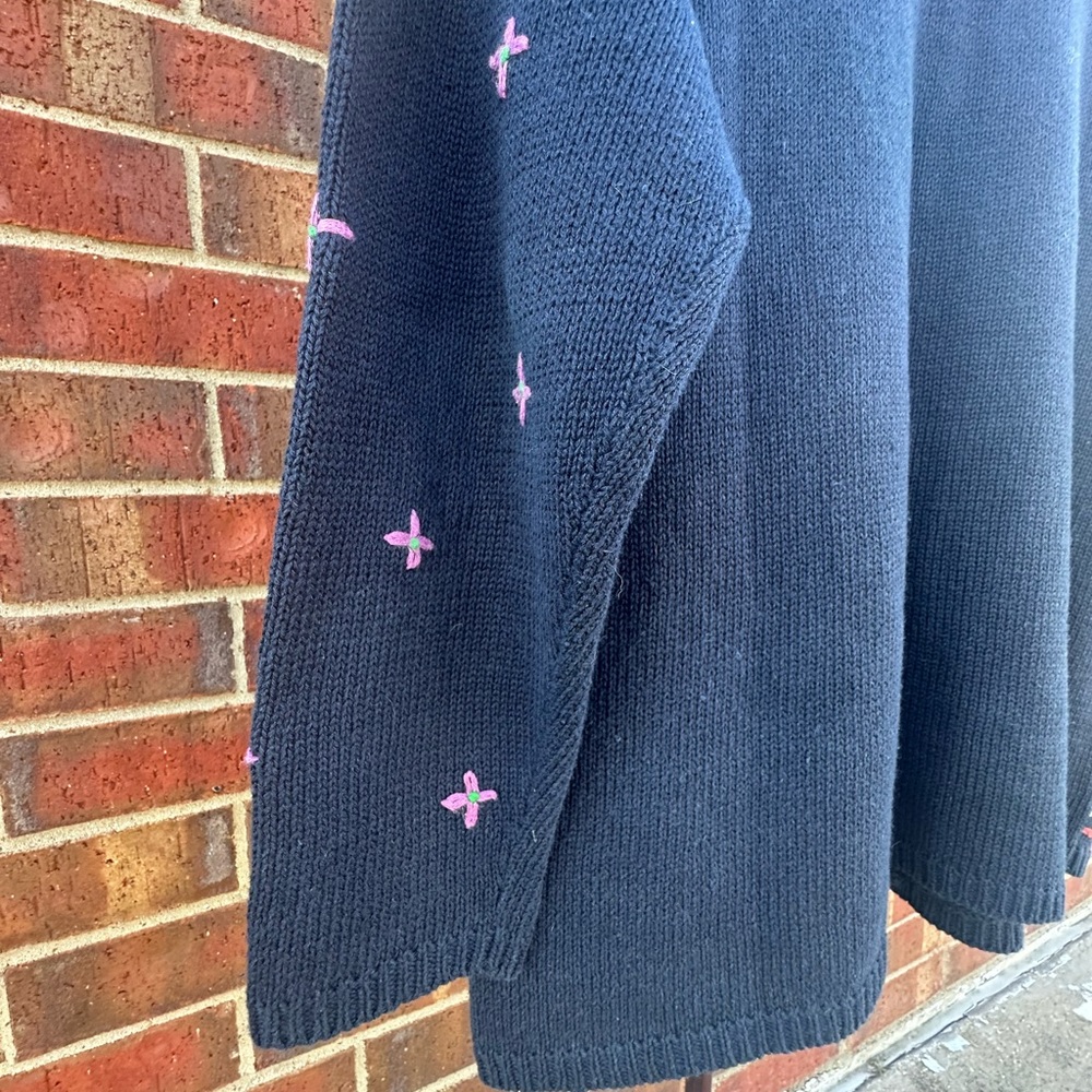 Vintage Fiorlini Cardigan Embroidered Cottagecore Knit BOHO 90s Artistic - Picture 8 of 17